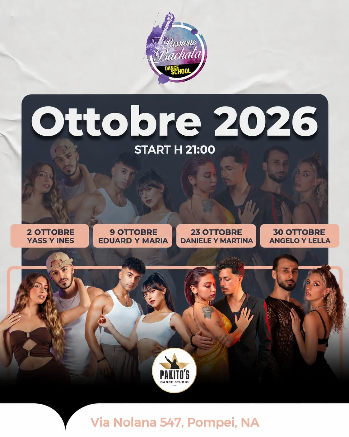 Locandina ufficiale — Passione Bachata Dance School