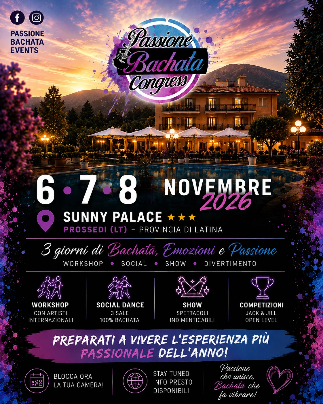 Locandina ufficiale — Passione Bachata Congress